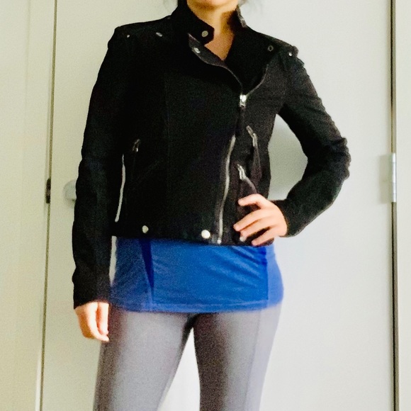 Zara Suede Moto Jacket - Picture 7 of 8